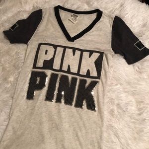 NWOT Victoria’s Scret PINK Bling Tee